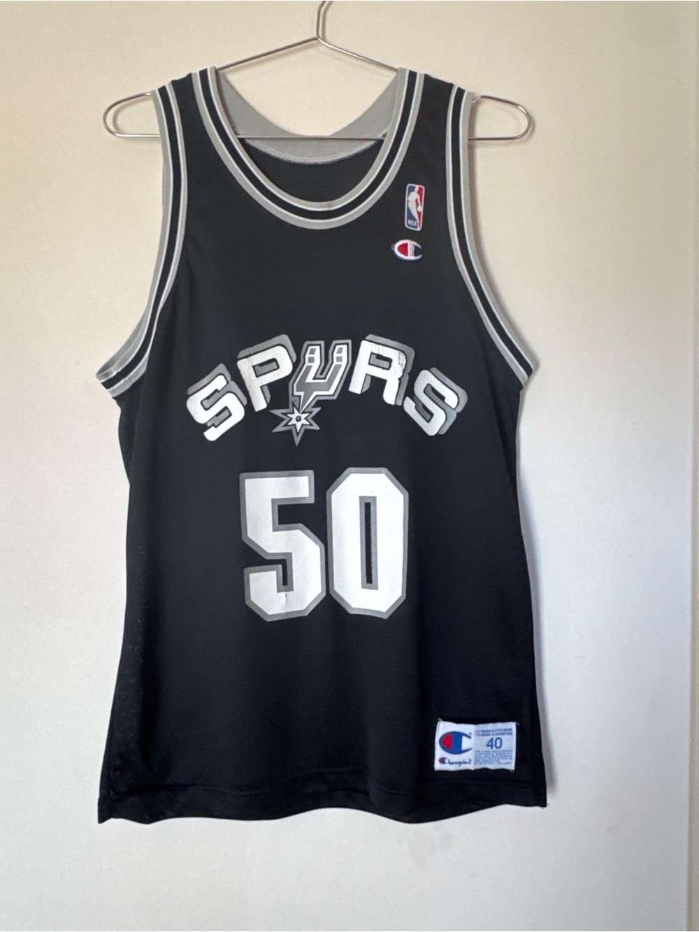 San Antonio Spurs David Robinson #50 Champion Basketball Jersey